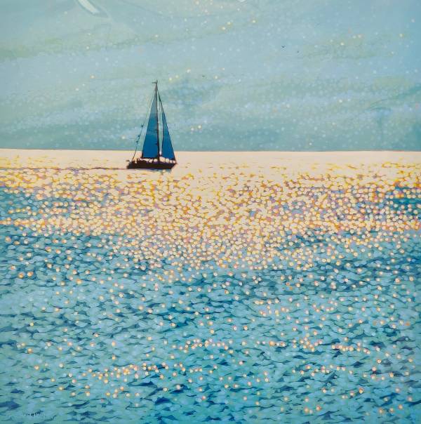 - on , Print by Gordon Hunt, measuring 60 x 60 cm (H x W) £120